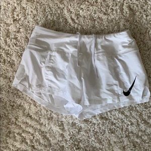 Nike white shorts